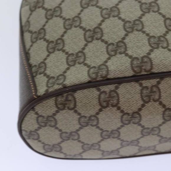 GUCCI GG Supreme Web Sherry Line Shoulder Bag PVC Beige 164 02 034 Auth ar12279 - Picture 16 of 16